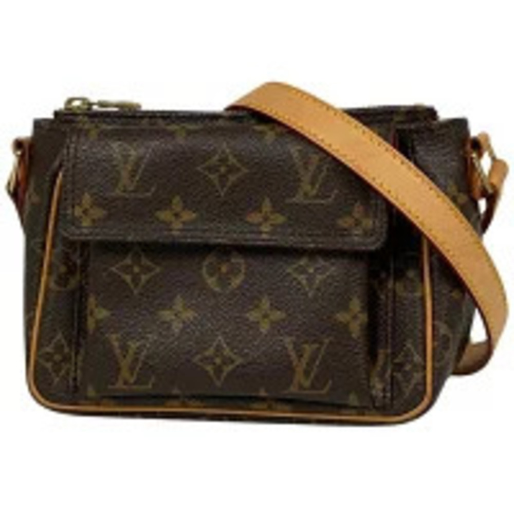 Louis Vuitton Viva Cite Crossbody Clutch Shoulder Bag Monogram Brown